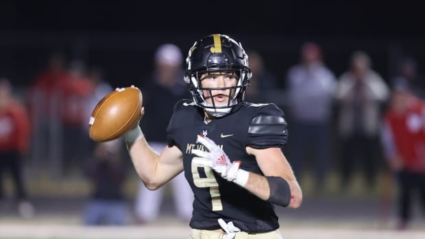 New Palestine vs Mt Vernon Indiana football October 22 2022 Mark Evrard 6712
